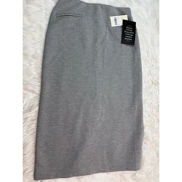 Tuckernuck Gray Herringbone Rosewell Midi Skirt Gray Size M NWT - Picture 3 of 10